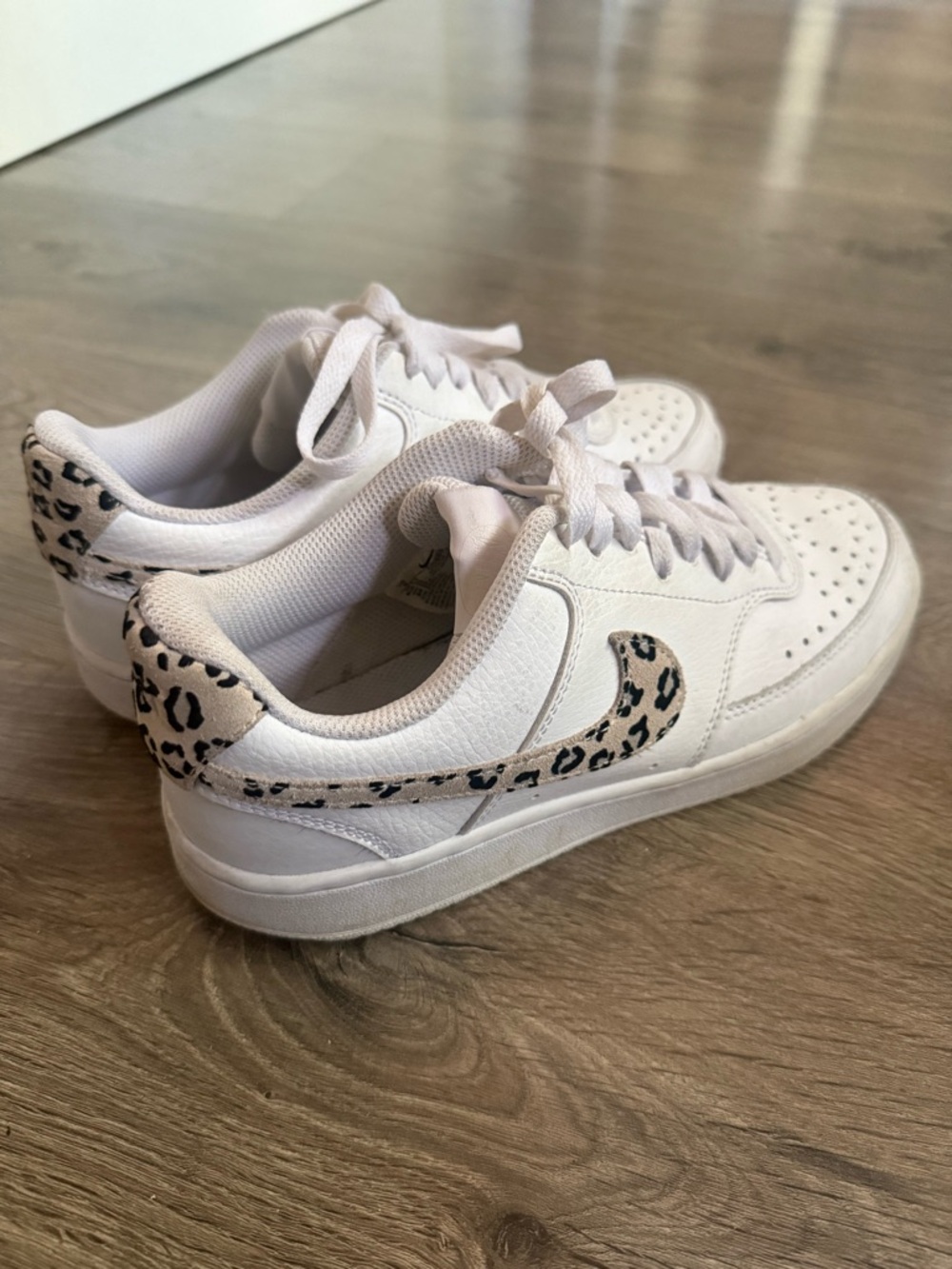 White+cheetah Nikes